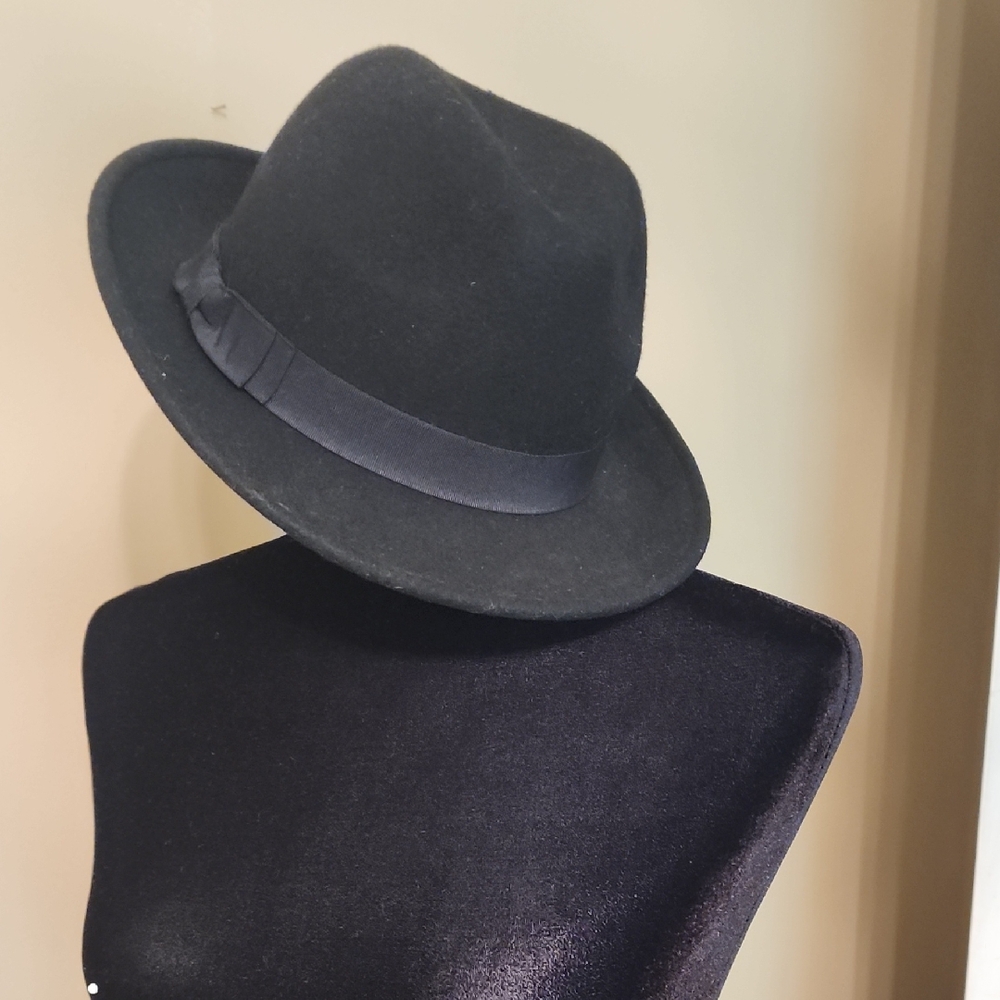Stylish Black Fedora Hat